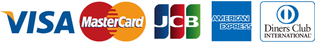 VISA/Master Card/JCB/AMERICAN EXPRESS/DC/JACCS